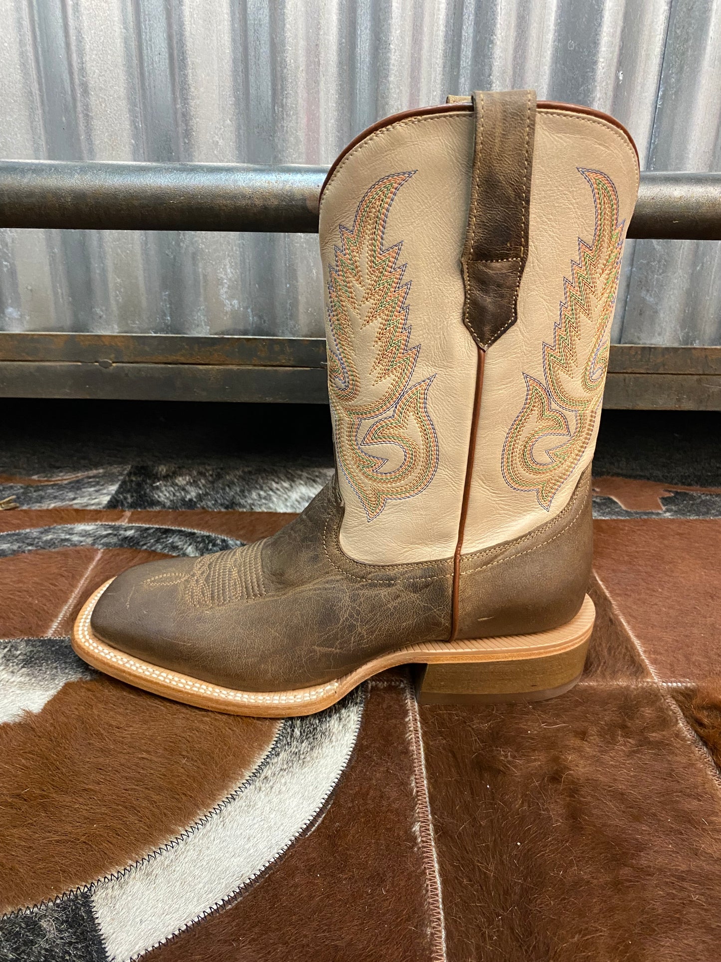 R Watson Ivory/Brown Boot
