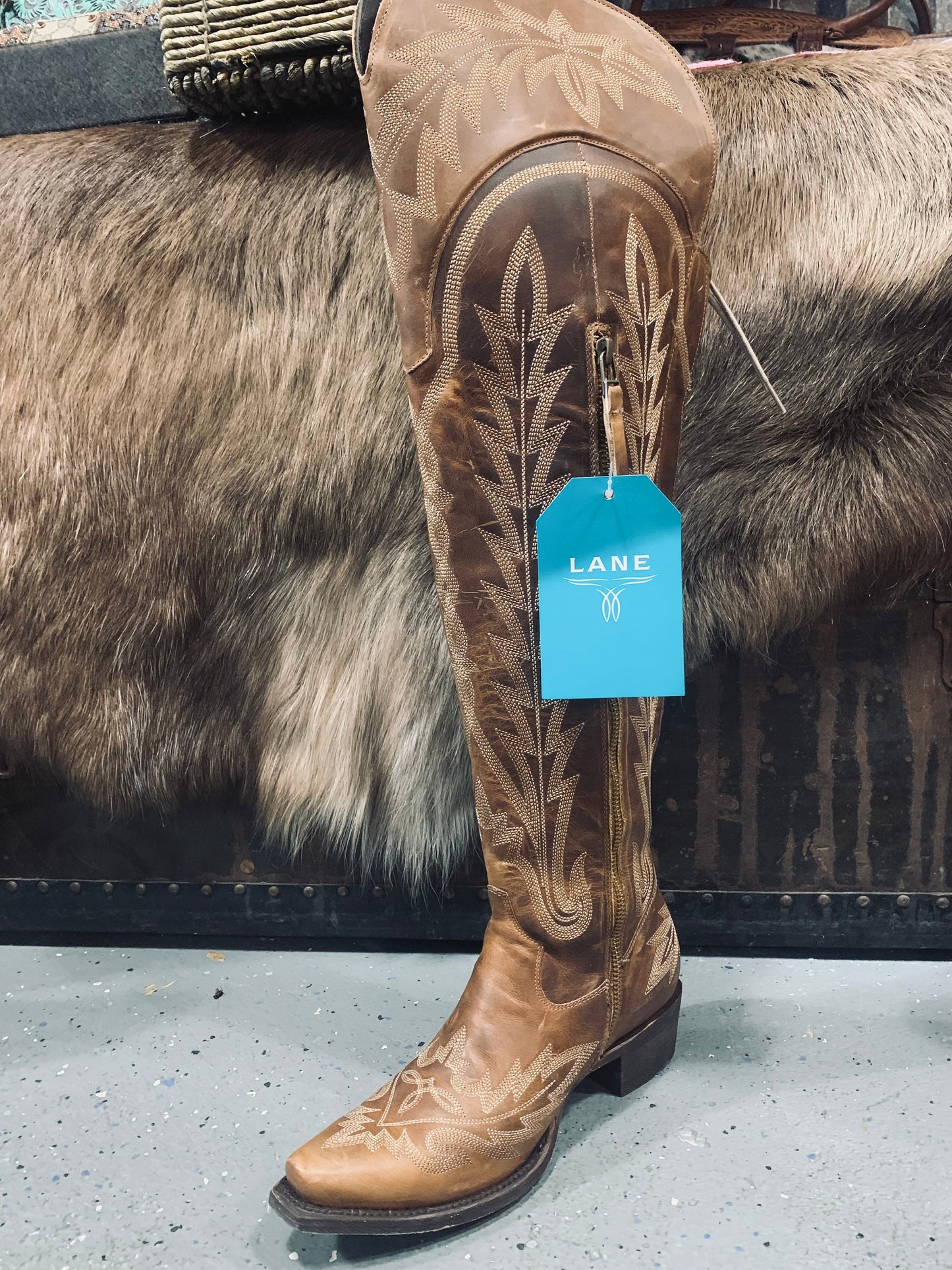 Lane Lexington Over the Knee - Desert Clay