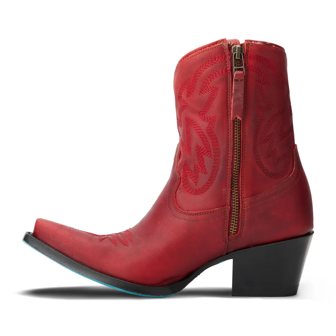 Lane Smoke show bootie - smoldering ruby