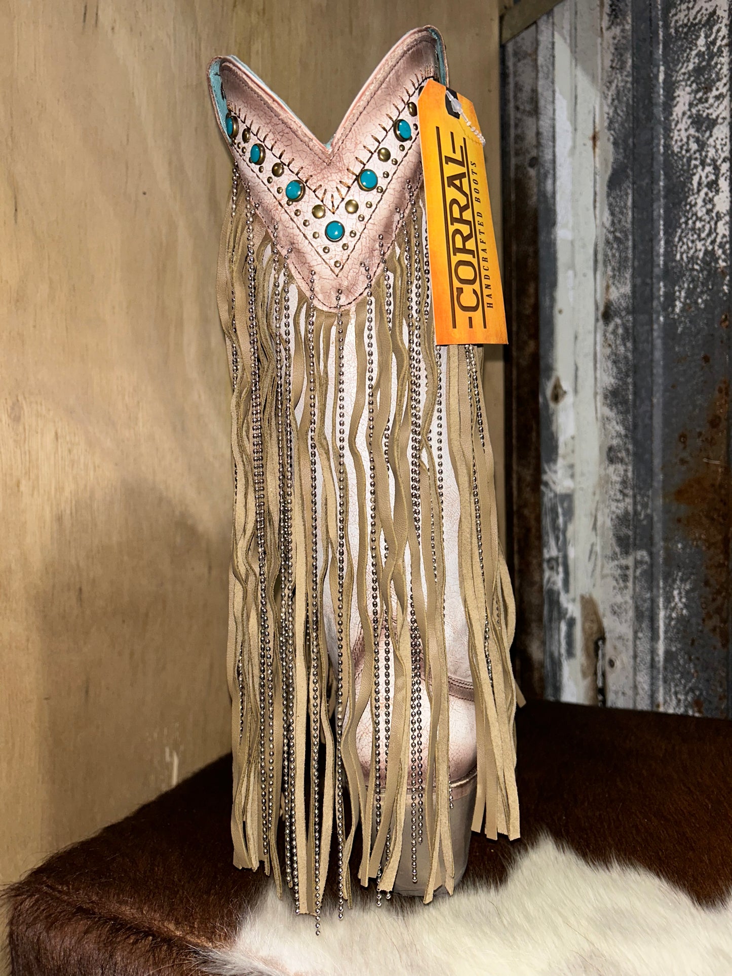 Corral Thunderbird Fringe - cream