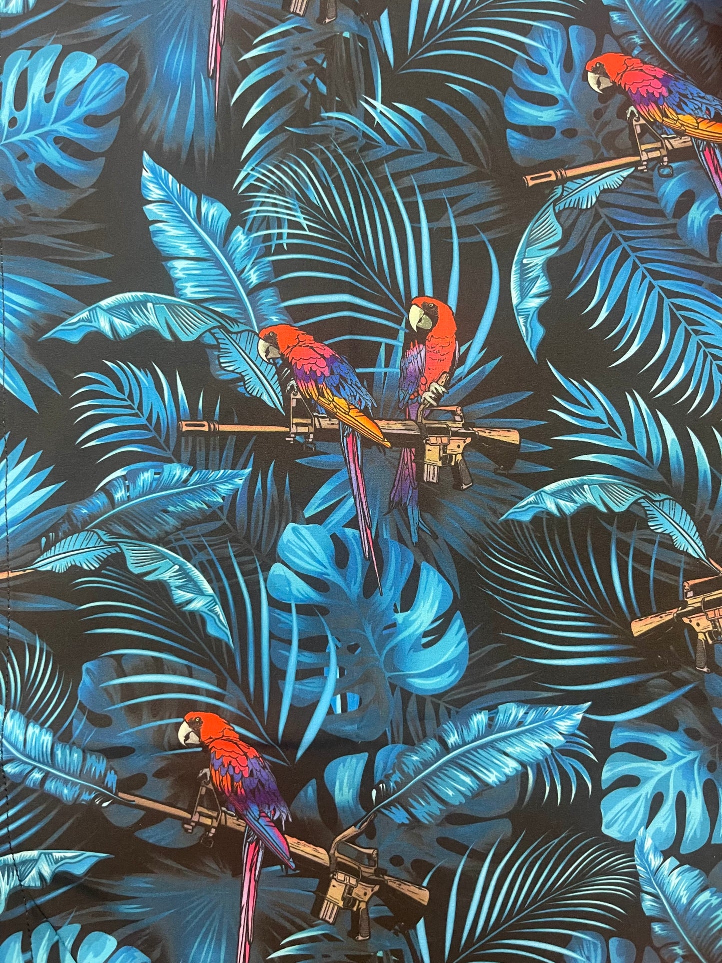 Retro Rifle “ Jungle” Button Down Shirt