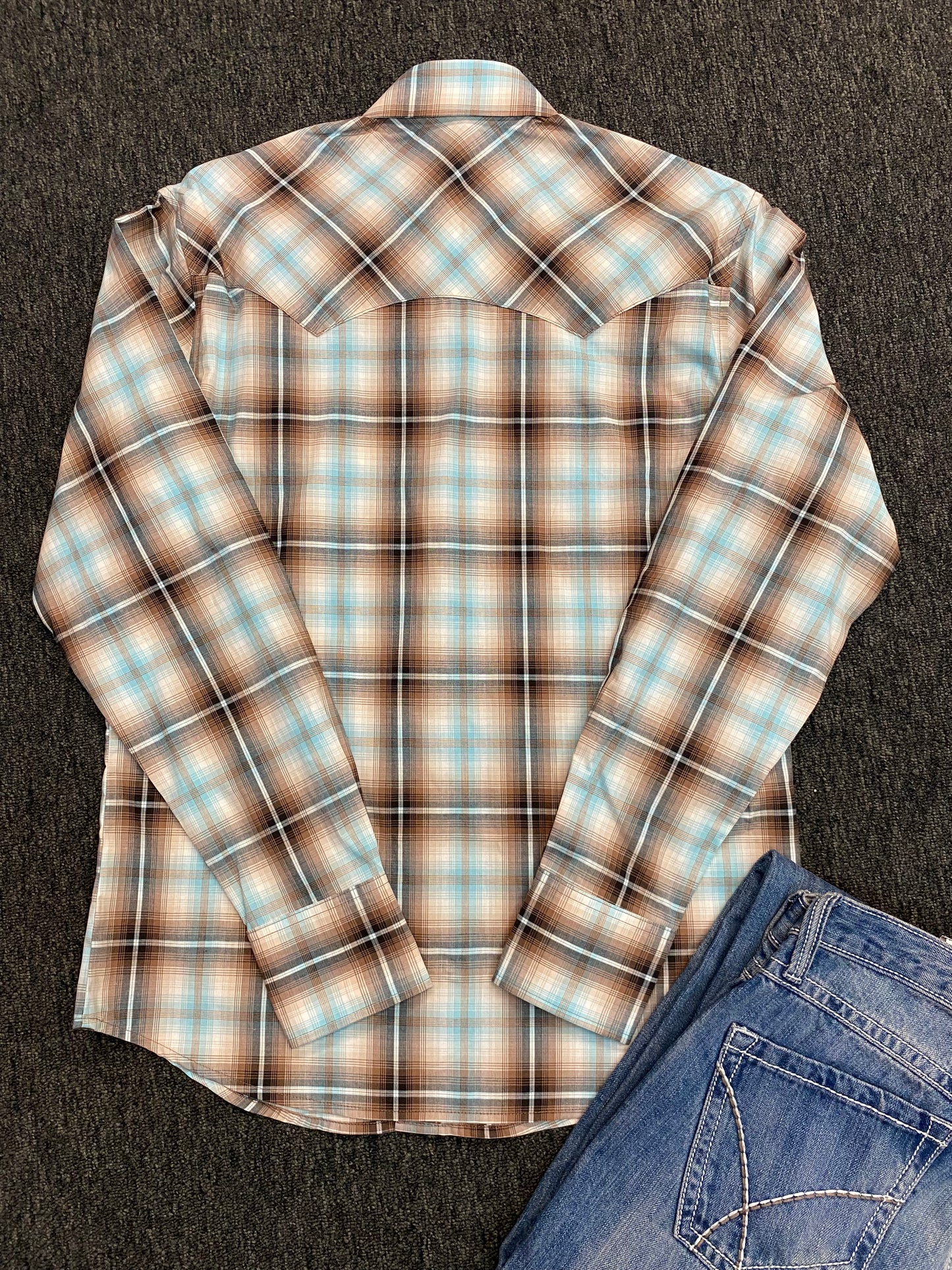Wrangler Desert Pearl Snap Button Down