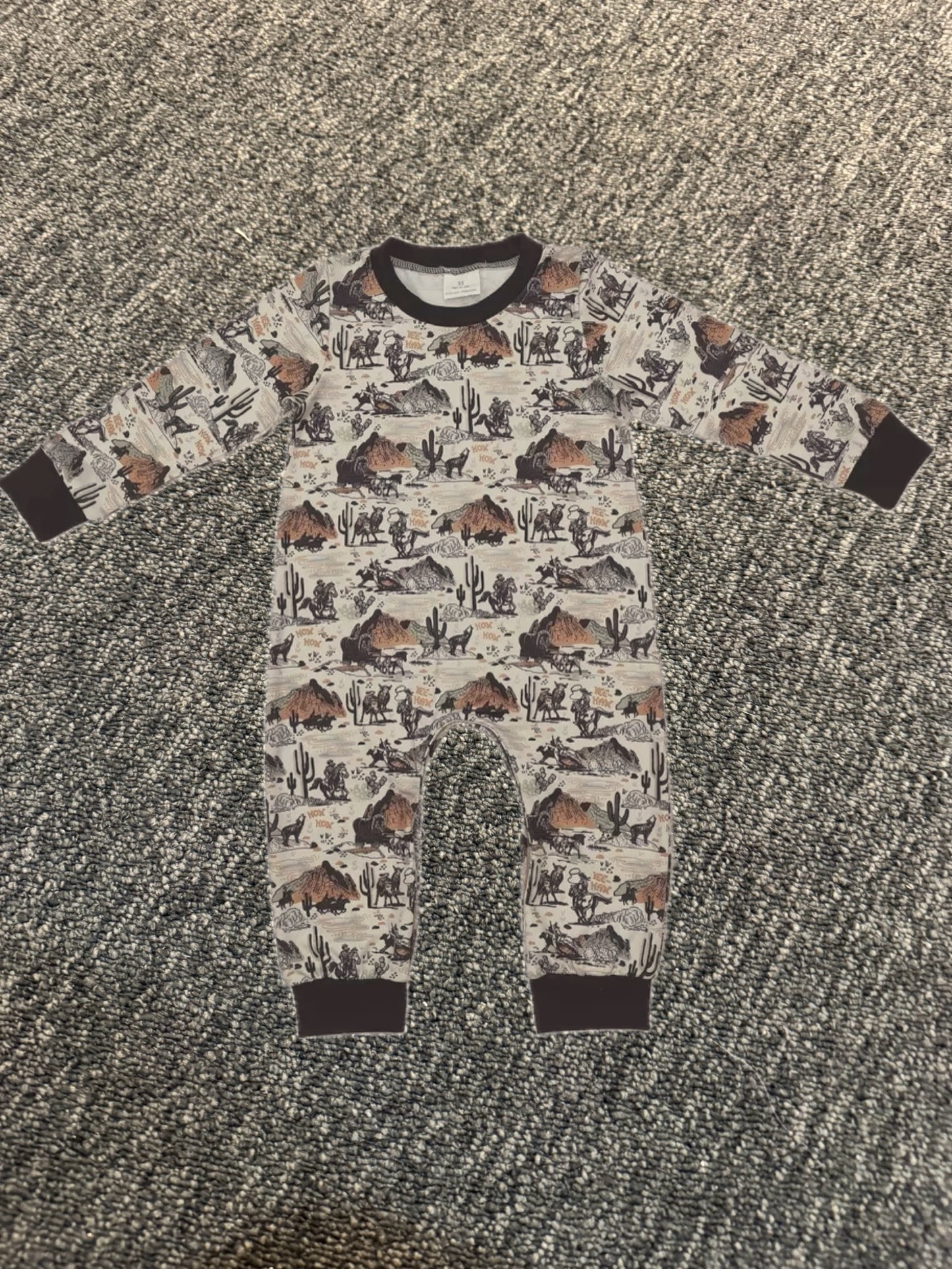 Wild West long sleeve romper