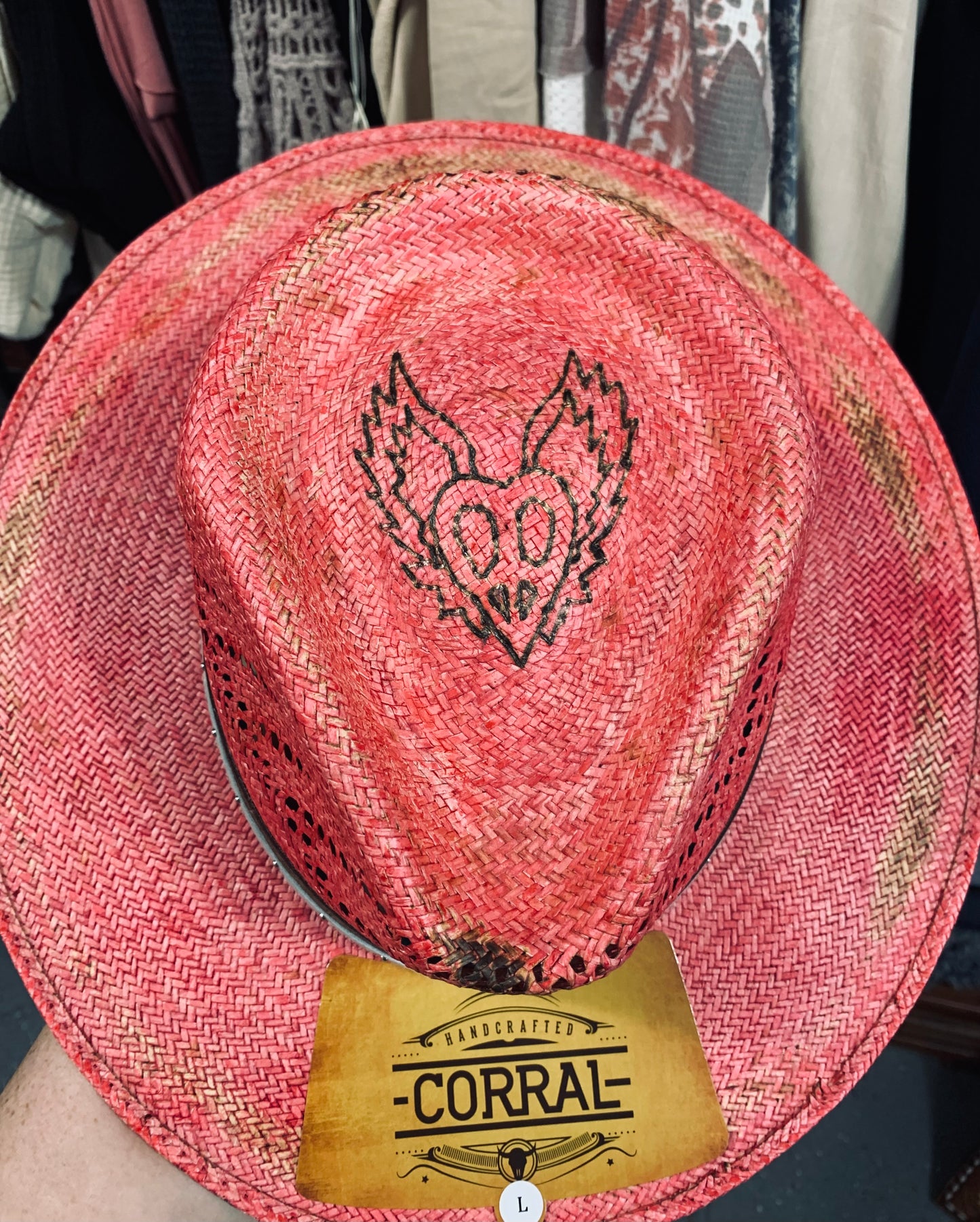 Corral Rebel - pink straw