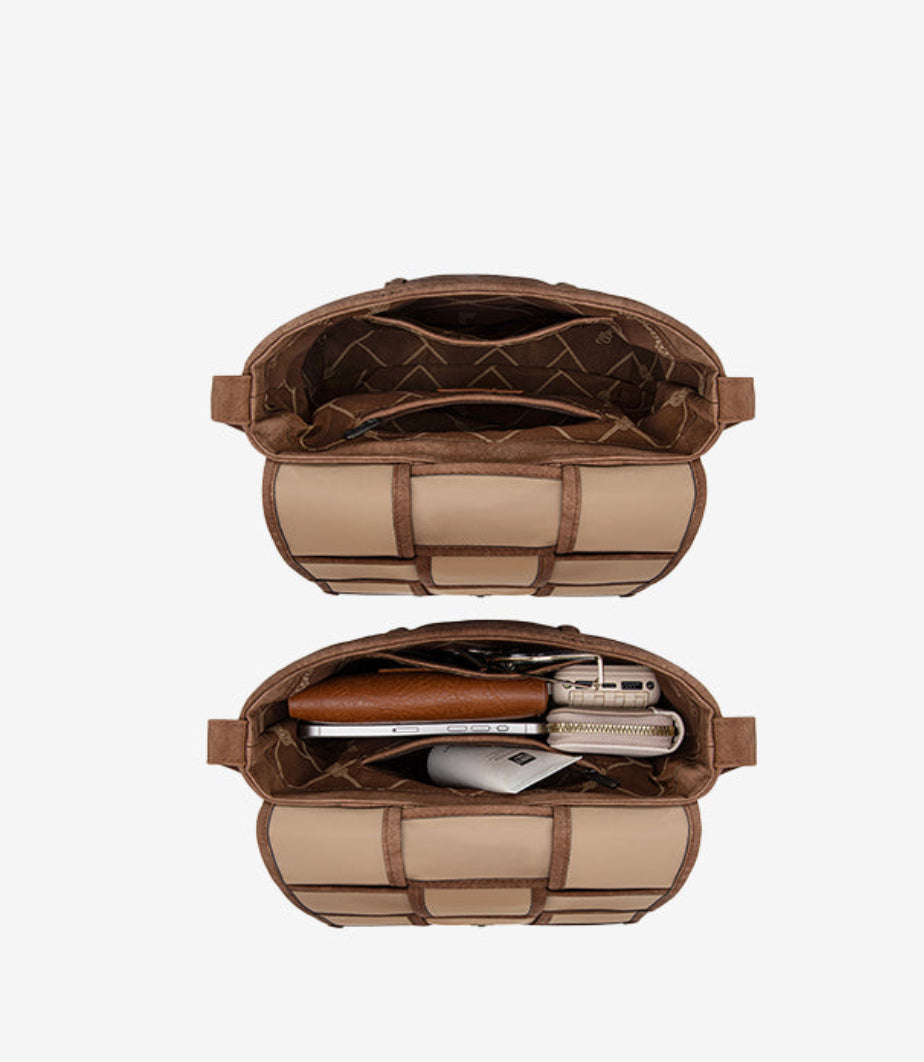 Wrangler grid crossbody bag