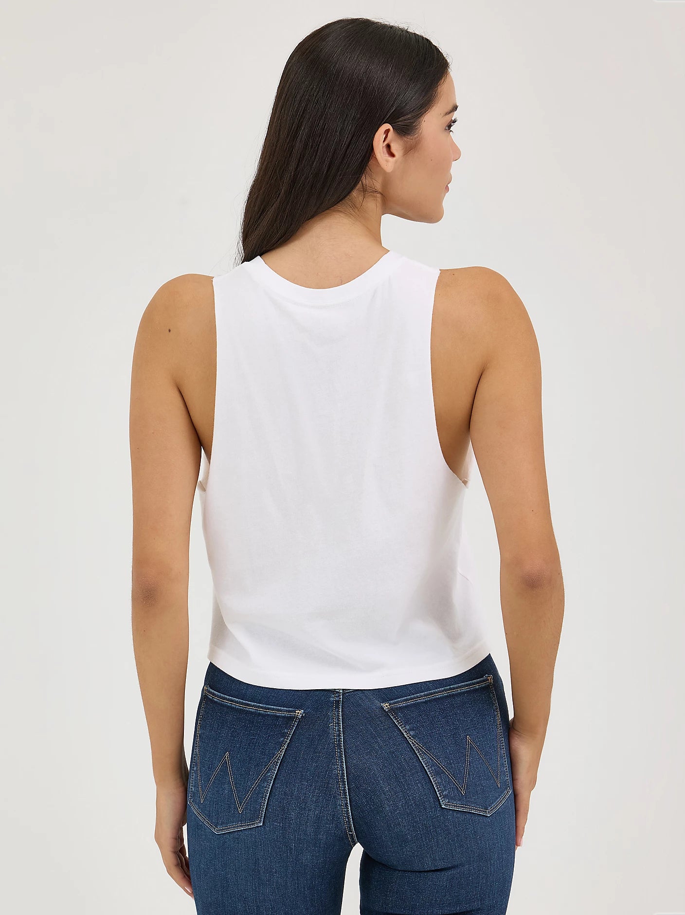 Wrangler festival crop tank - long live cowboys