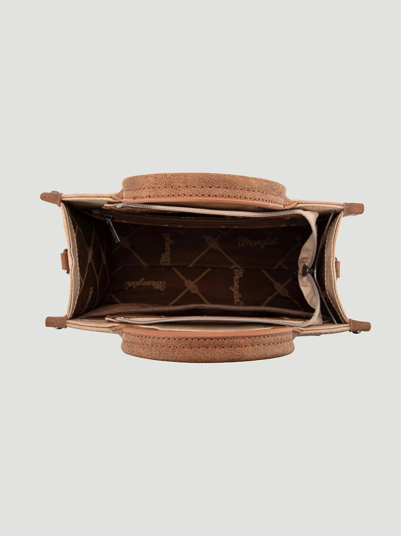 Wrangler Western Buckle small tote - tan