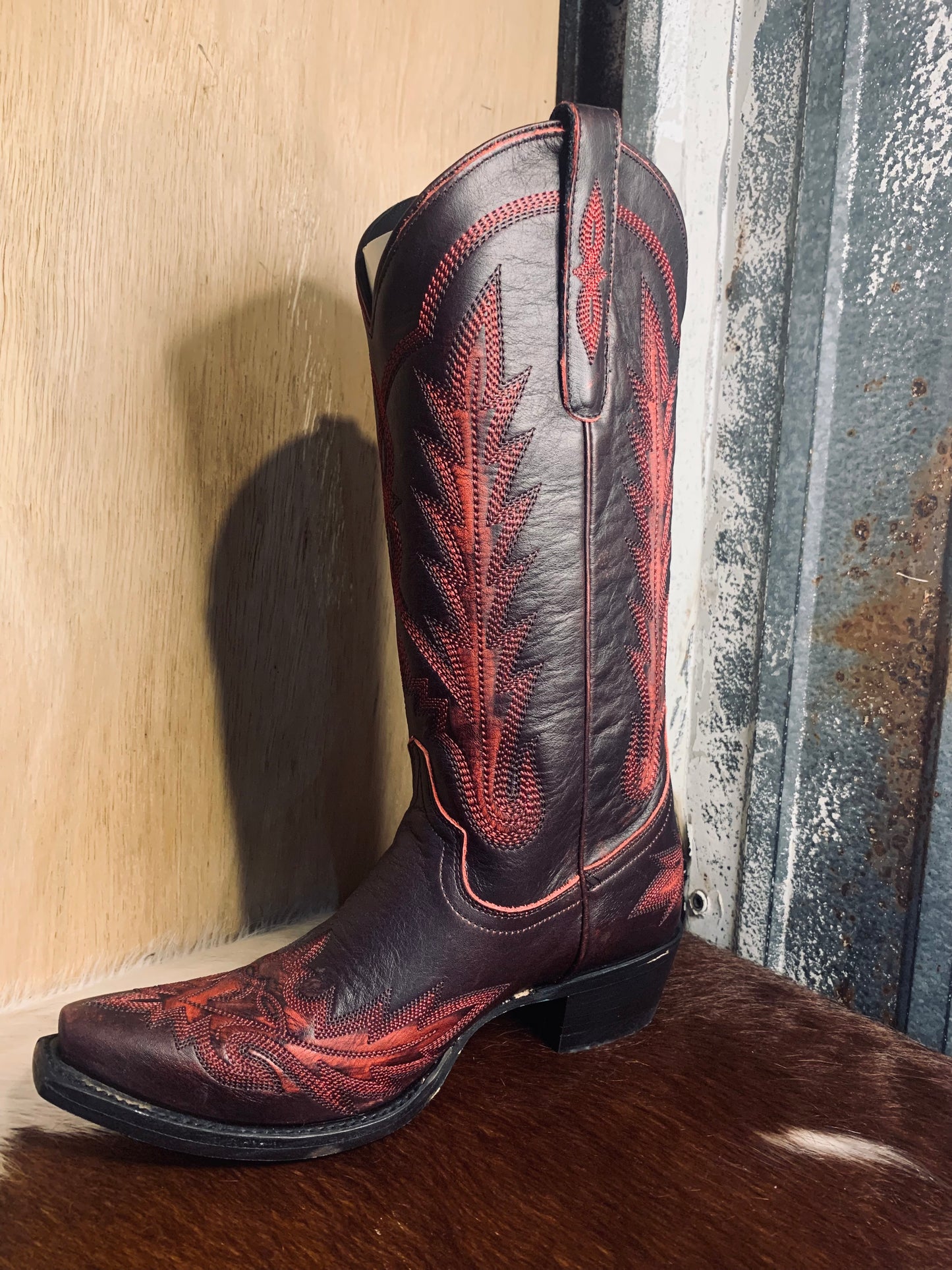 Lane Lexington boot - black cherry