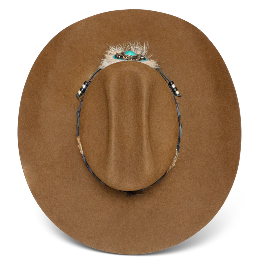 C1H x Lainey Wilson Country with a Flair hat - cognac