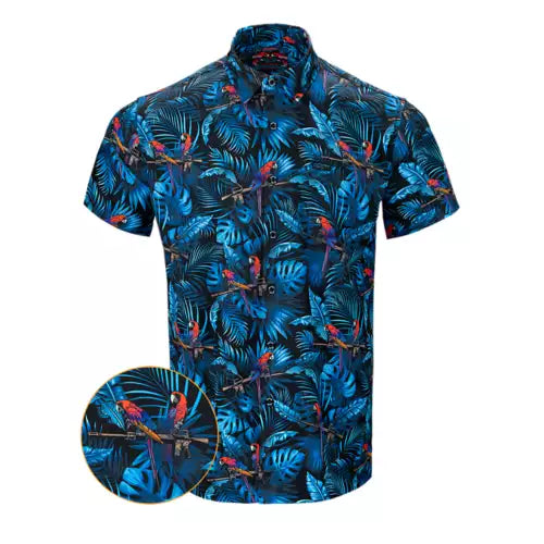 Retro Rifle “ Jungle” Button Down Shirt