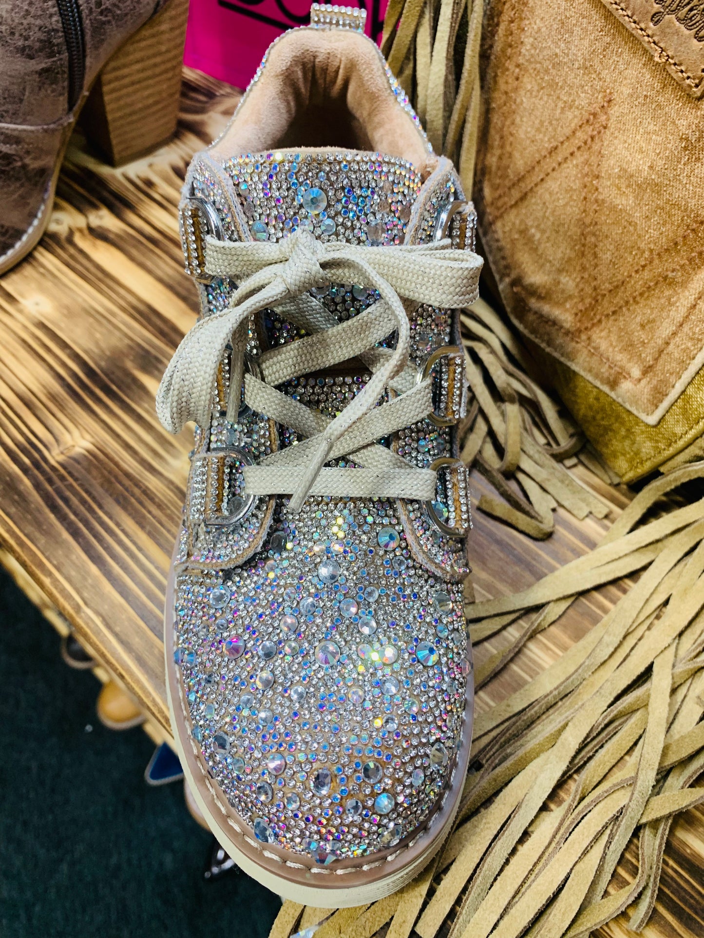 Corkys Campfire - clear rhinestones