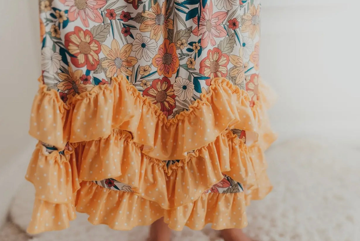 Retro floral dress