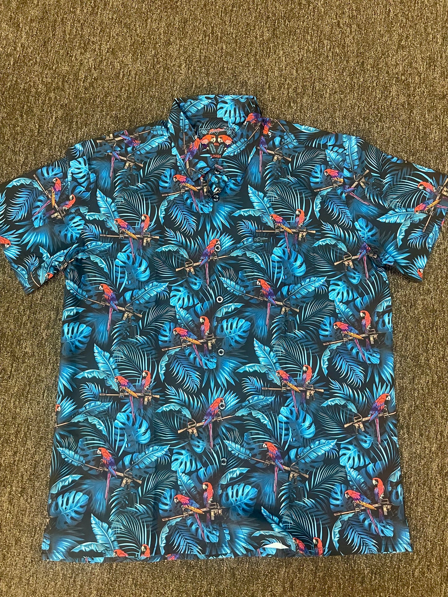 Retro Rifle “ Jungle” Button Down Shirt