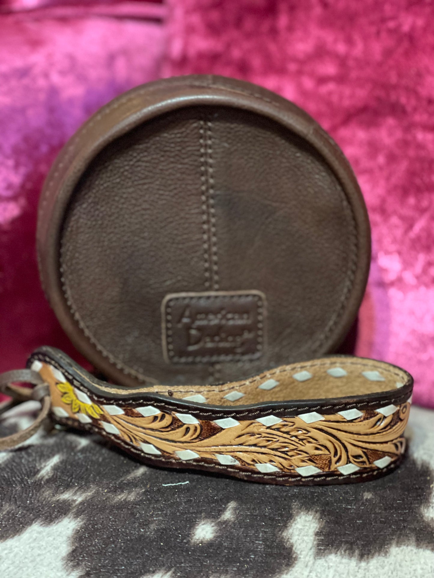 American Darling small round bag - cactus