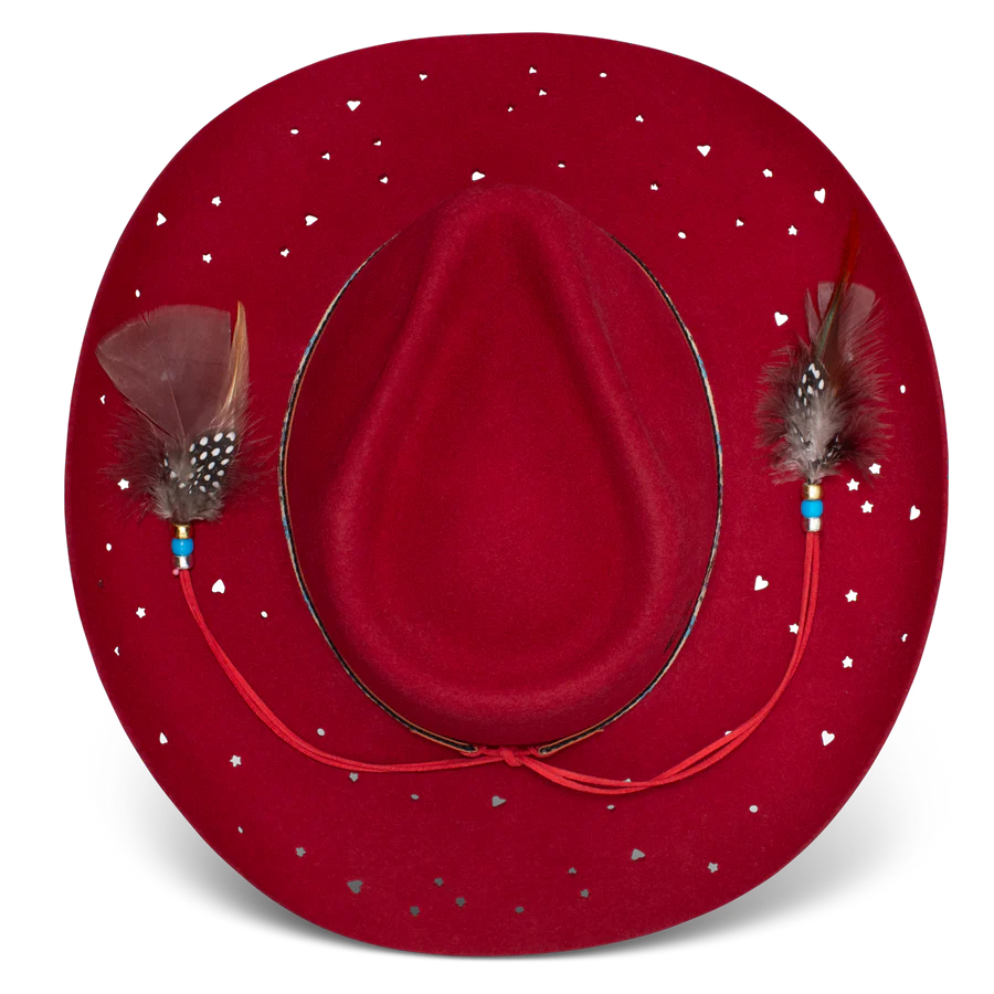 C1H x Lainey Wilson Wild Horses hat - red