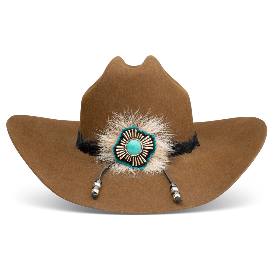 C1H x Lainey Wilson Country with a Flair hat - cognac