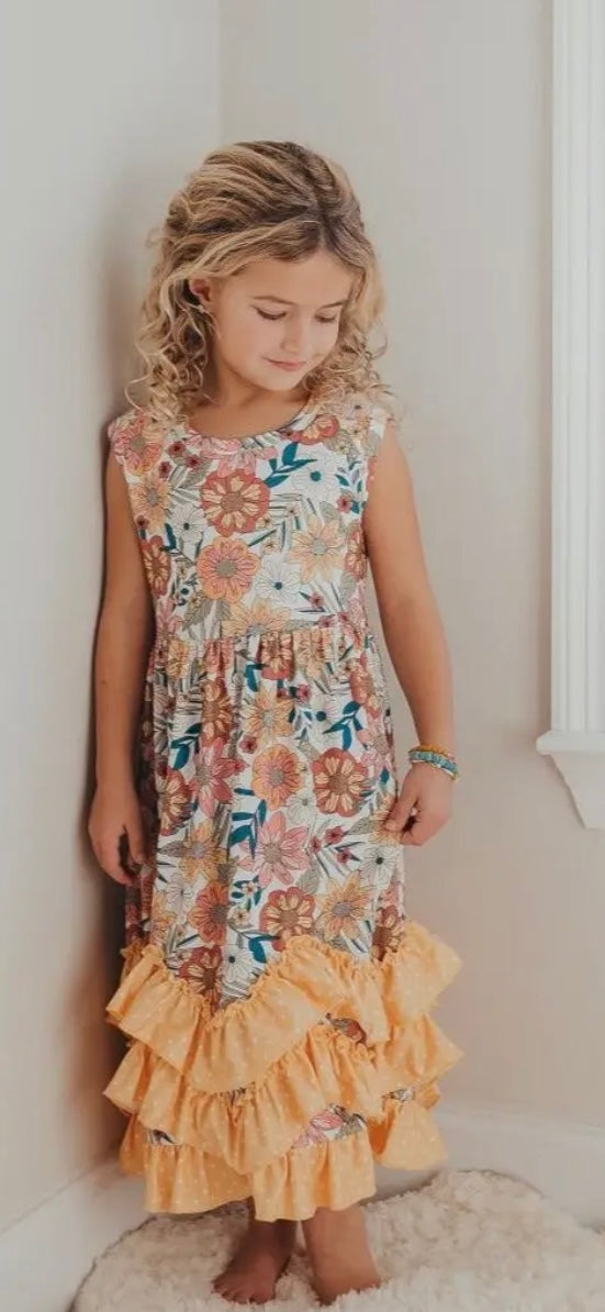 Retro floral dress