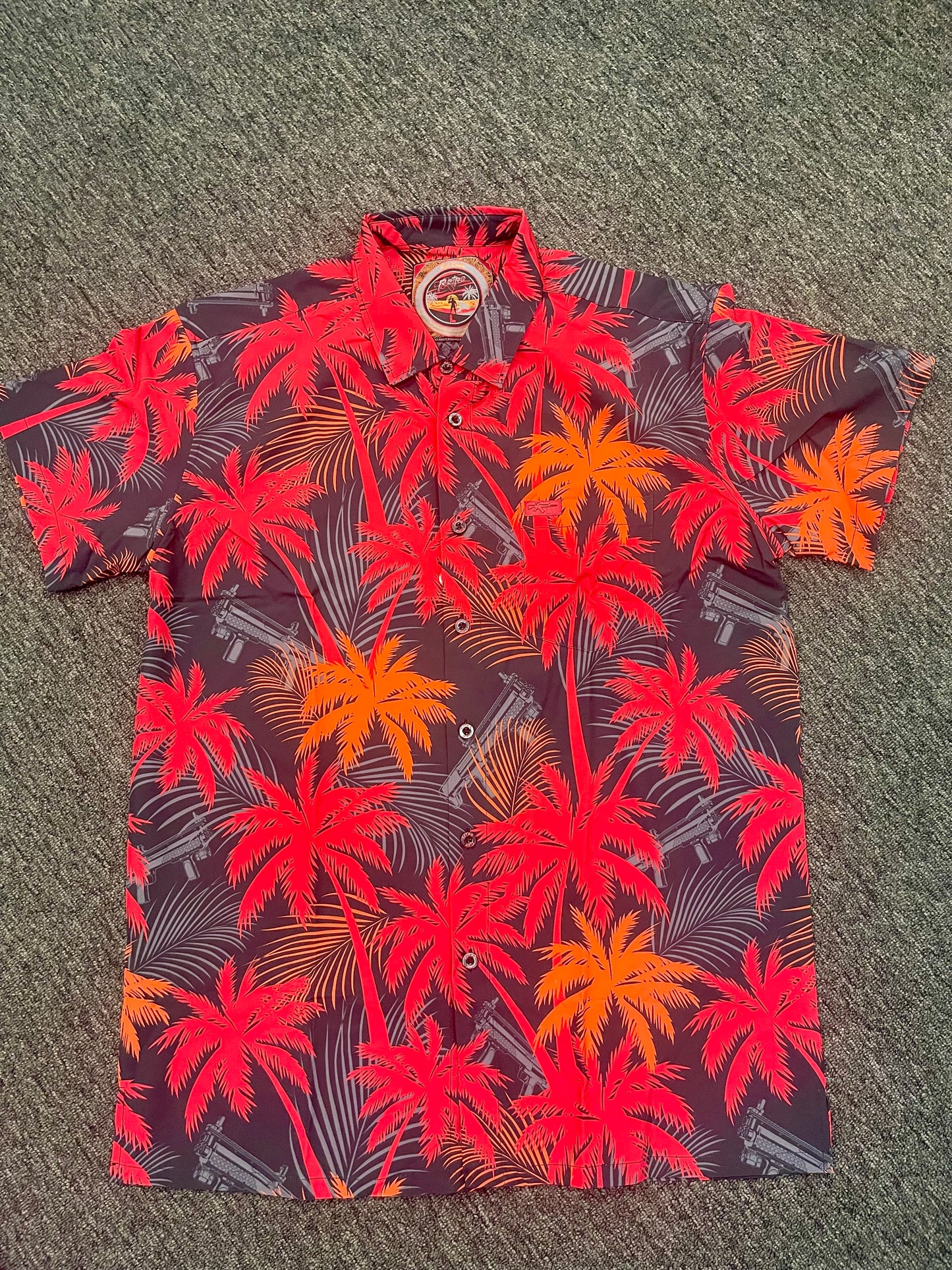 Retro Rifle “High Crown” Button Down Shirt