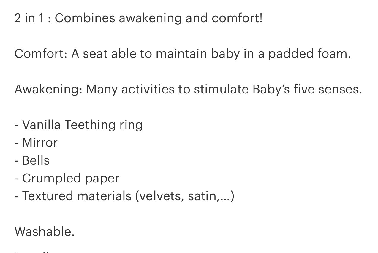 Baby sit and play