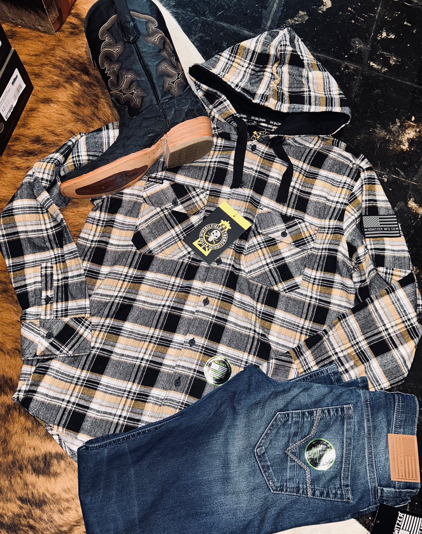 Howitzer Jutland L/S Hooded flannel