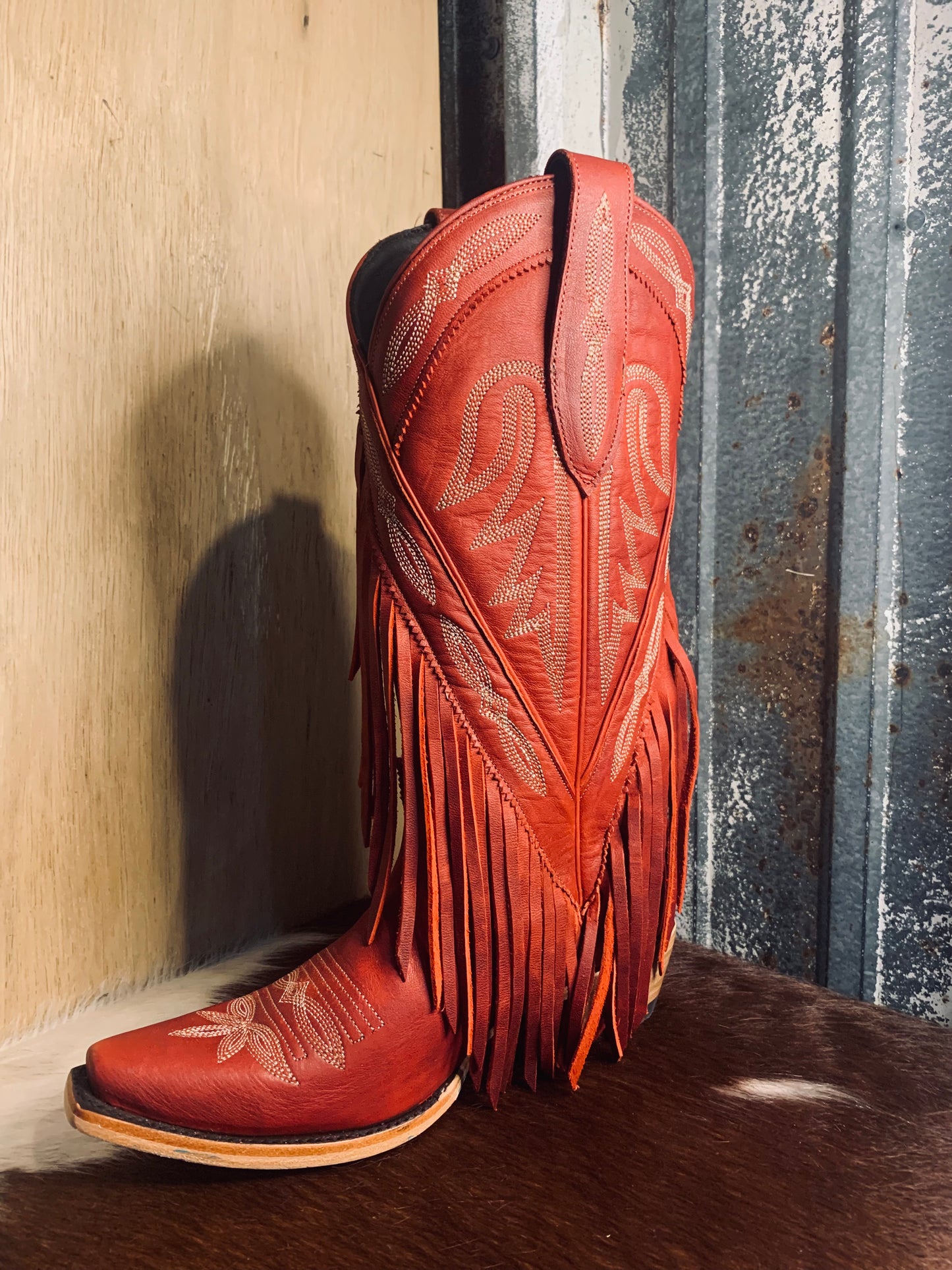 Lane Senita Falls boot - smoldering ruby