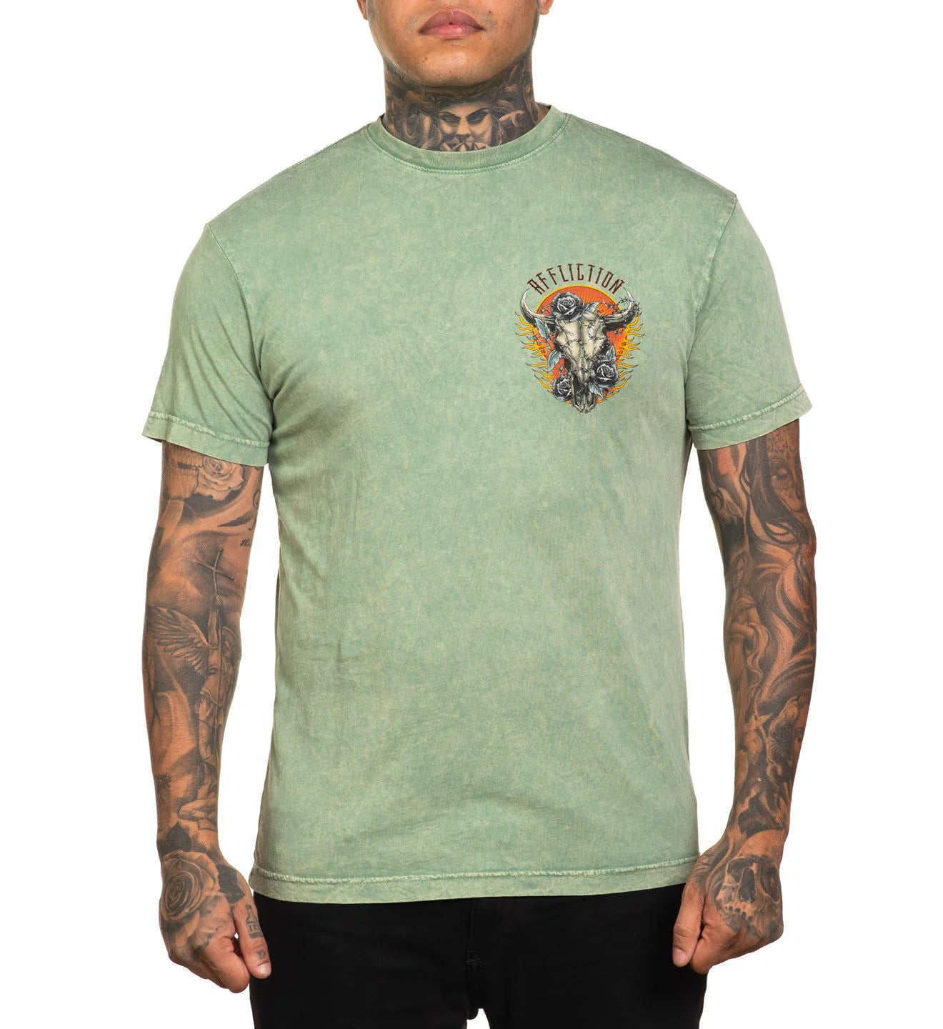 Affliction Dakota Fire Reversible Tee