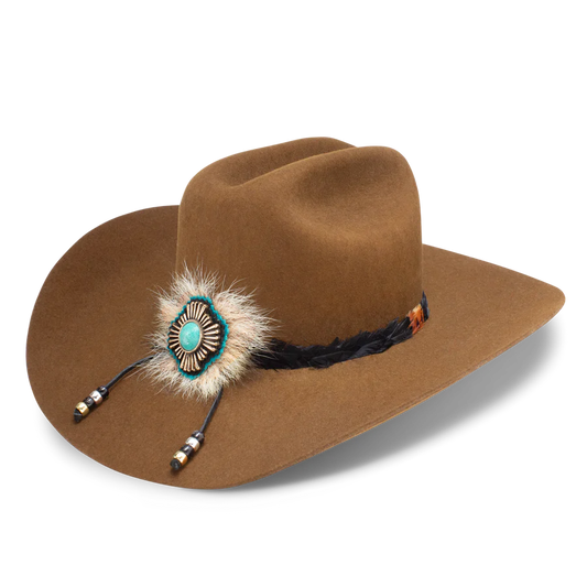 C1H x Lainey Wilson Country with a Flair hat - cognac
