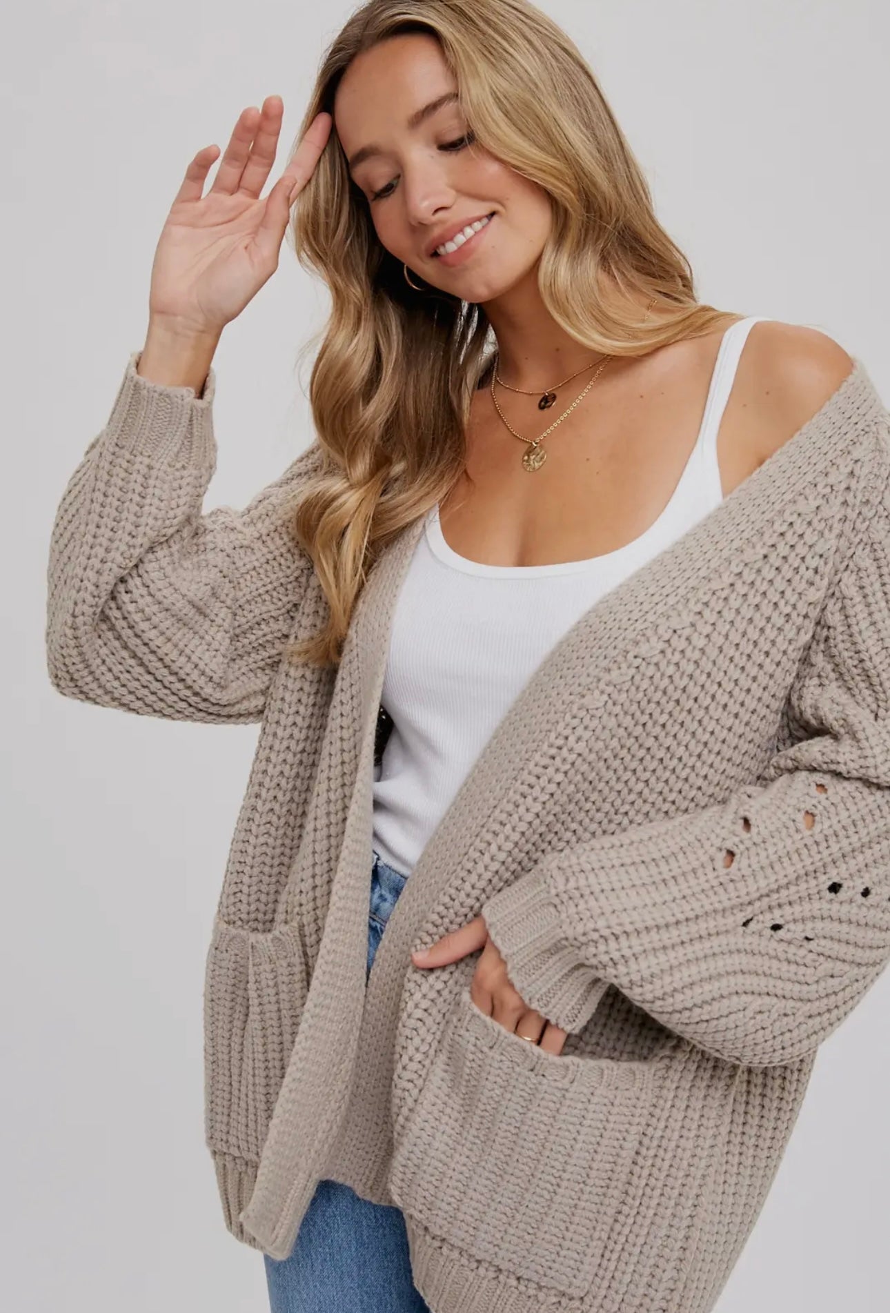 Sophia chunky cardigan