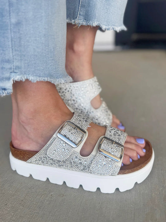 Corkys Rumor Has It - clear rhinestones