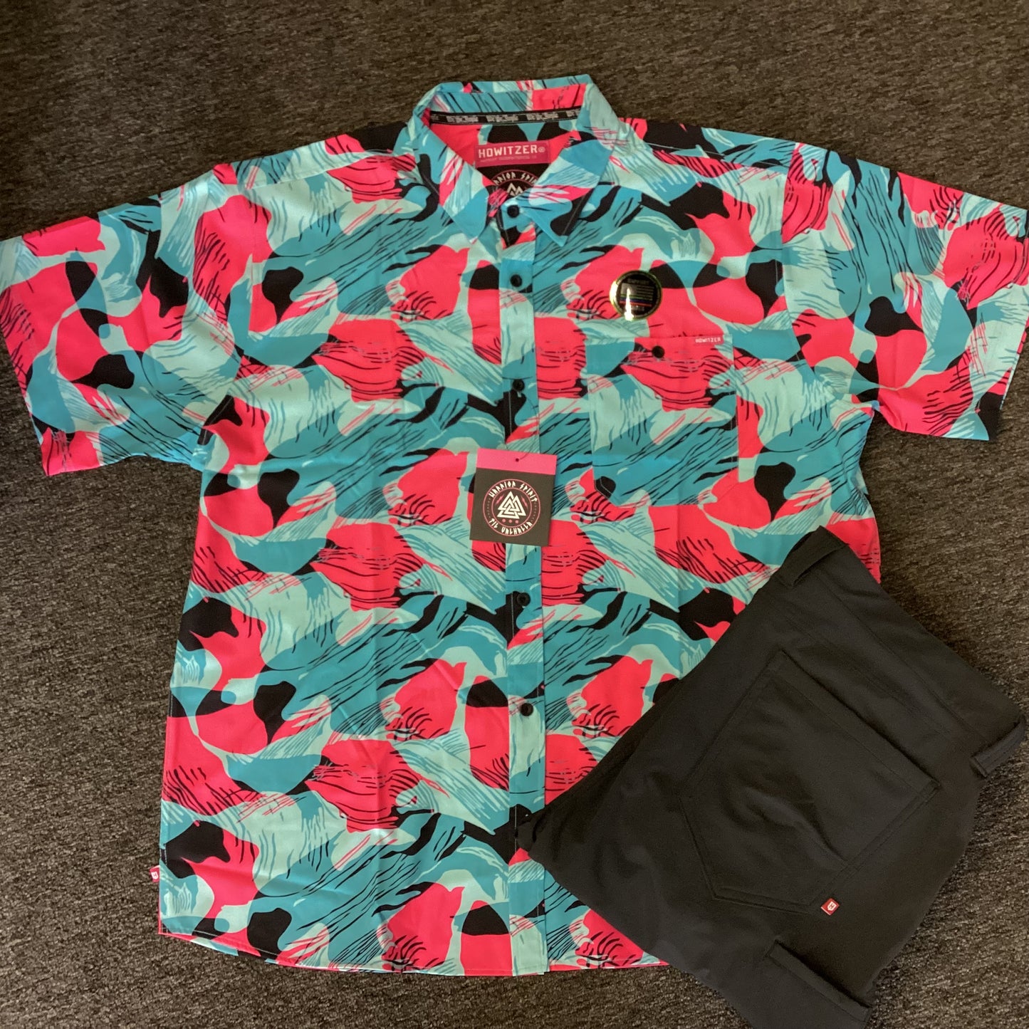 Howitzer Rhodesian Pink Button Down Shirt