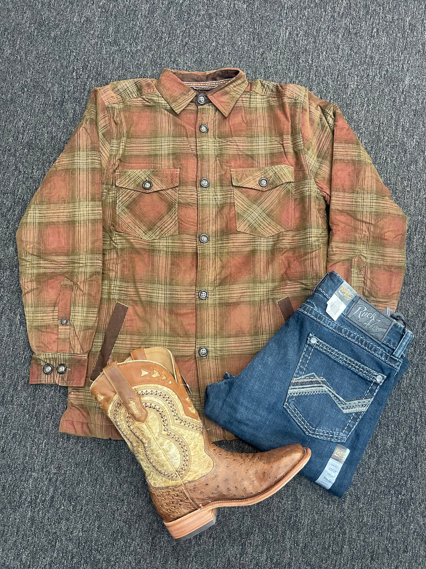 Men’s Scully Sherpa Lined Corduroy Longsleeve