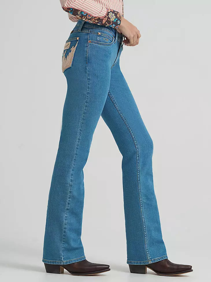 Lainey Wilson X Wrangler Mae bootcut jean