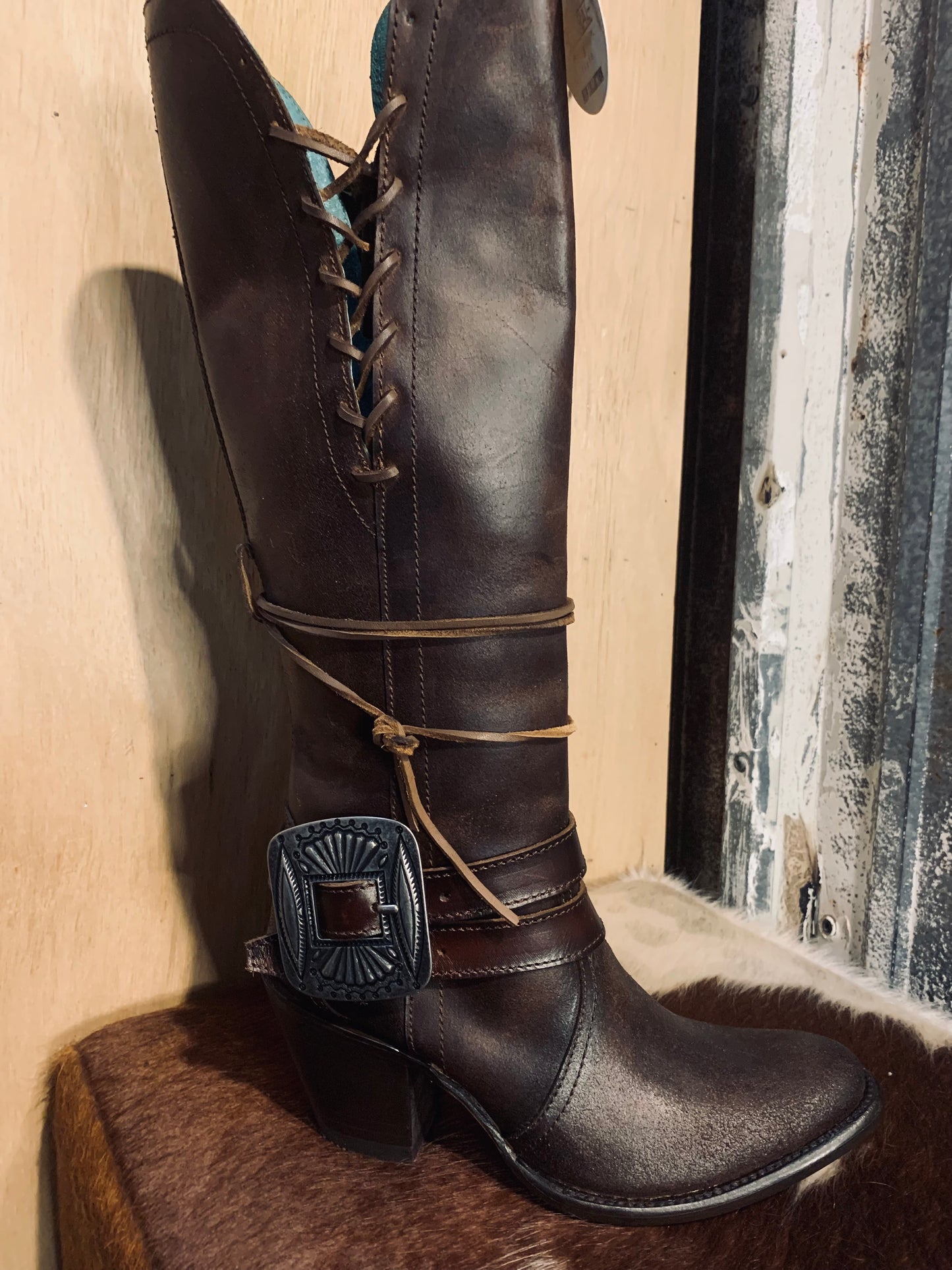 Corral Lacey boot - chocolate