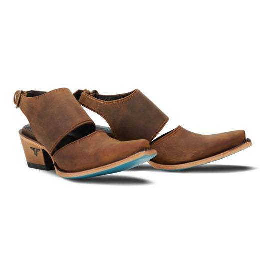Lane Plain Jane mule - burnt caramel