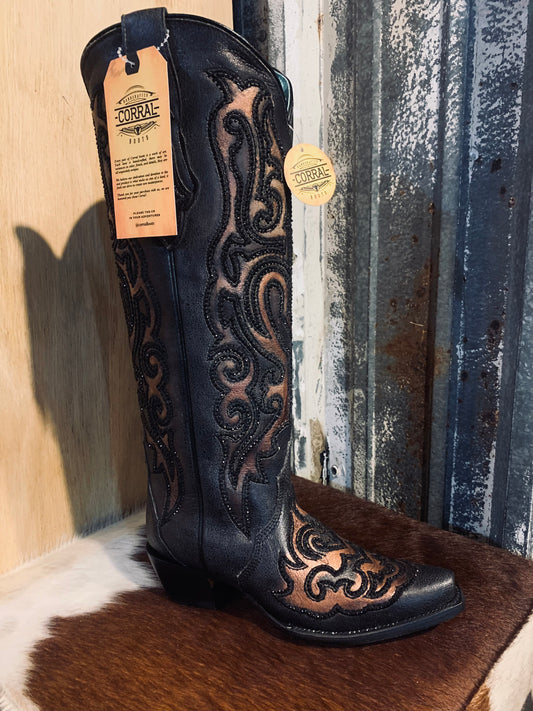 Corral Shana boot - black A4738