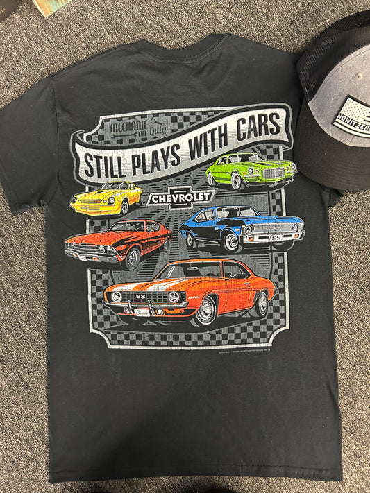 Still Plays With Cars black Tee