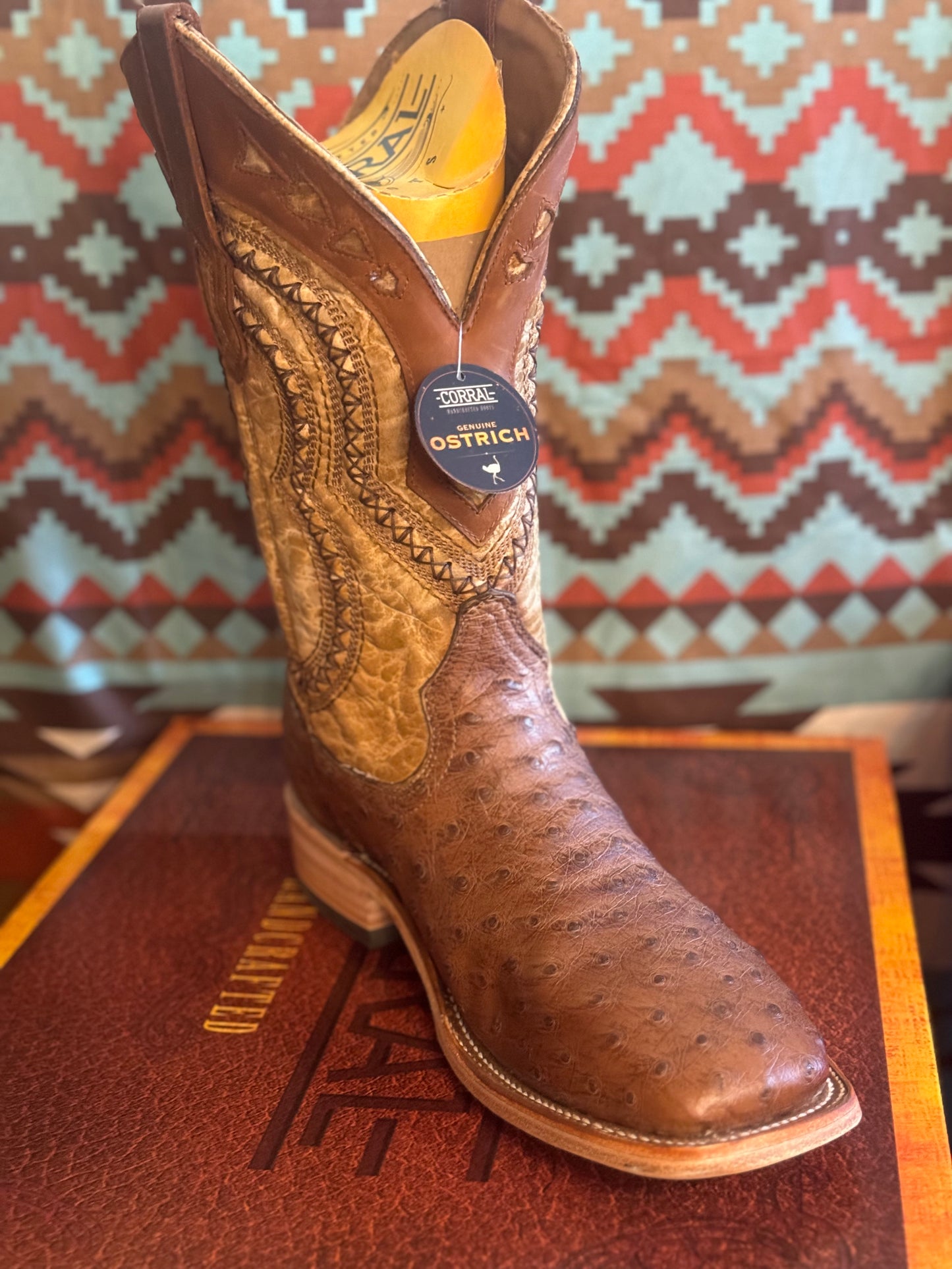 Corral men’s ostrich boots