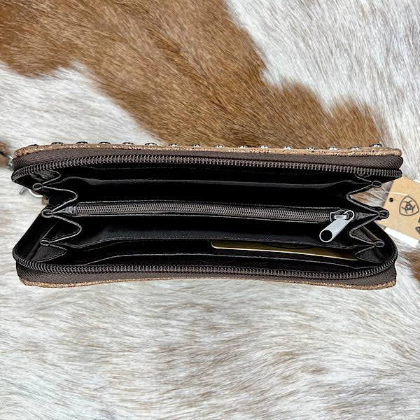 ARIAT Cruiser Clutch Wallet - cactus