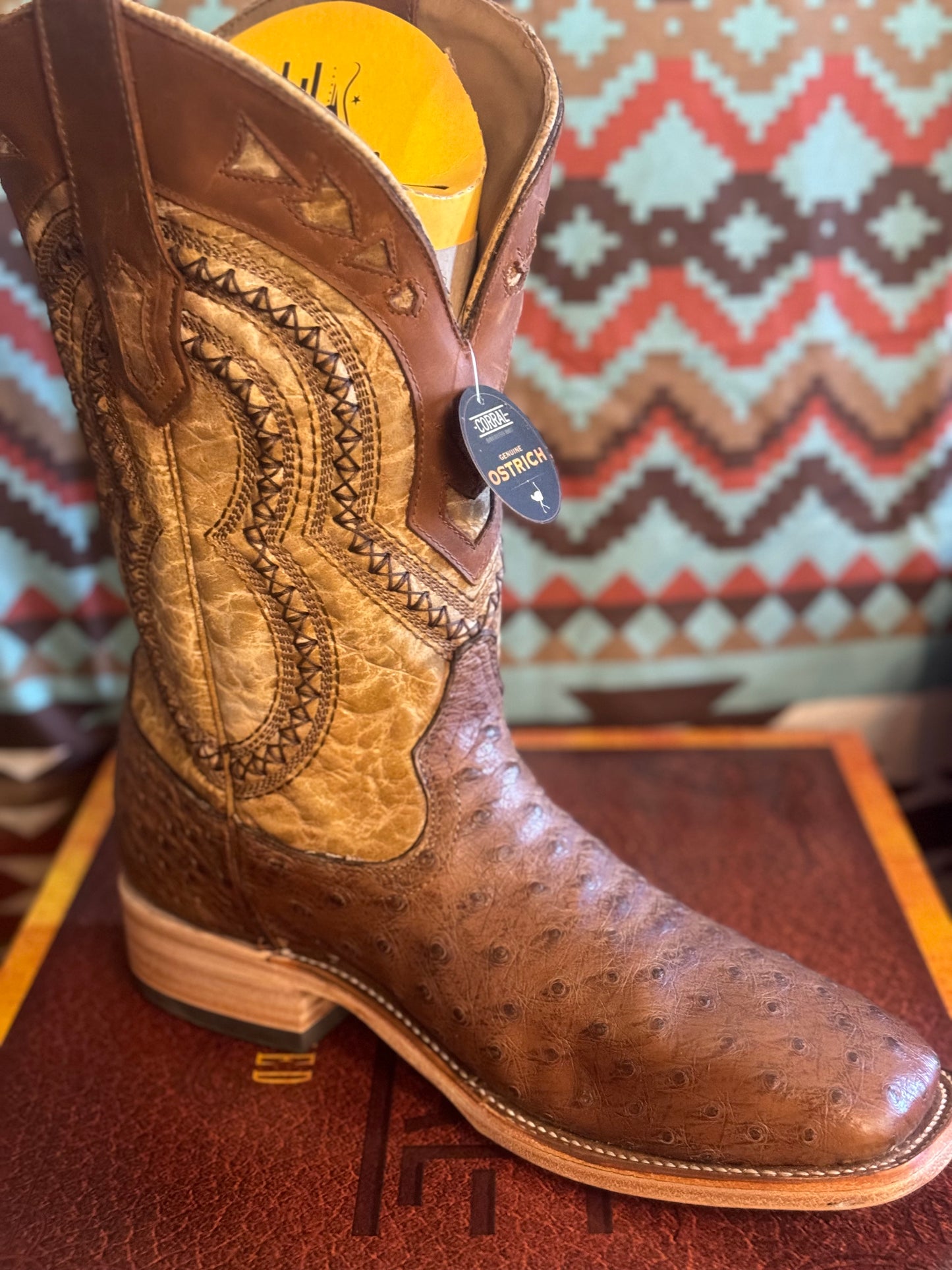 Corral men’s ostrich boots