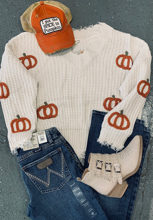 Pumpkin sweater