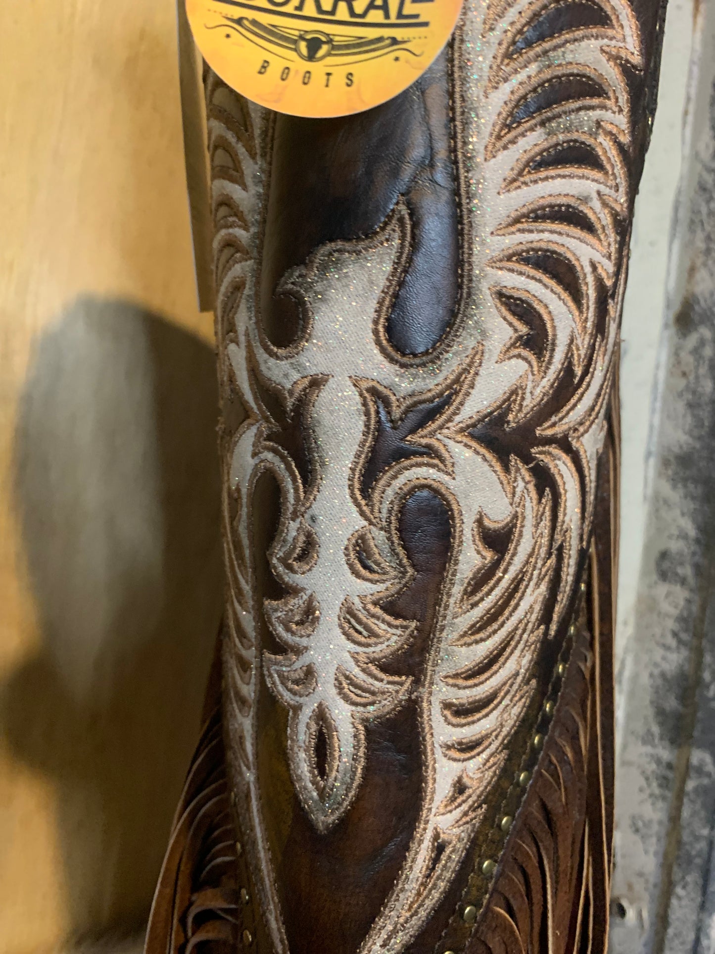 Corral Rising Eagle boot - brown