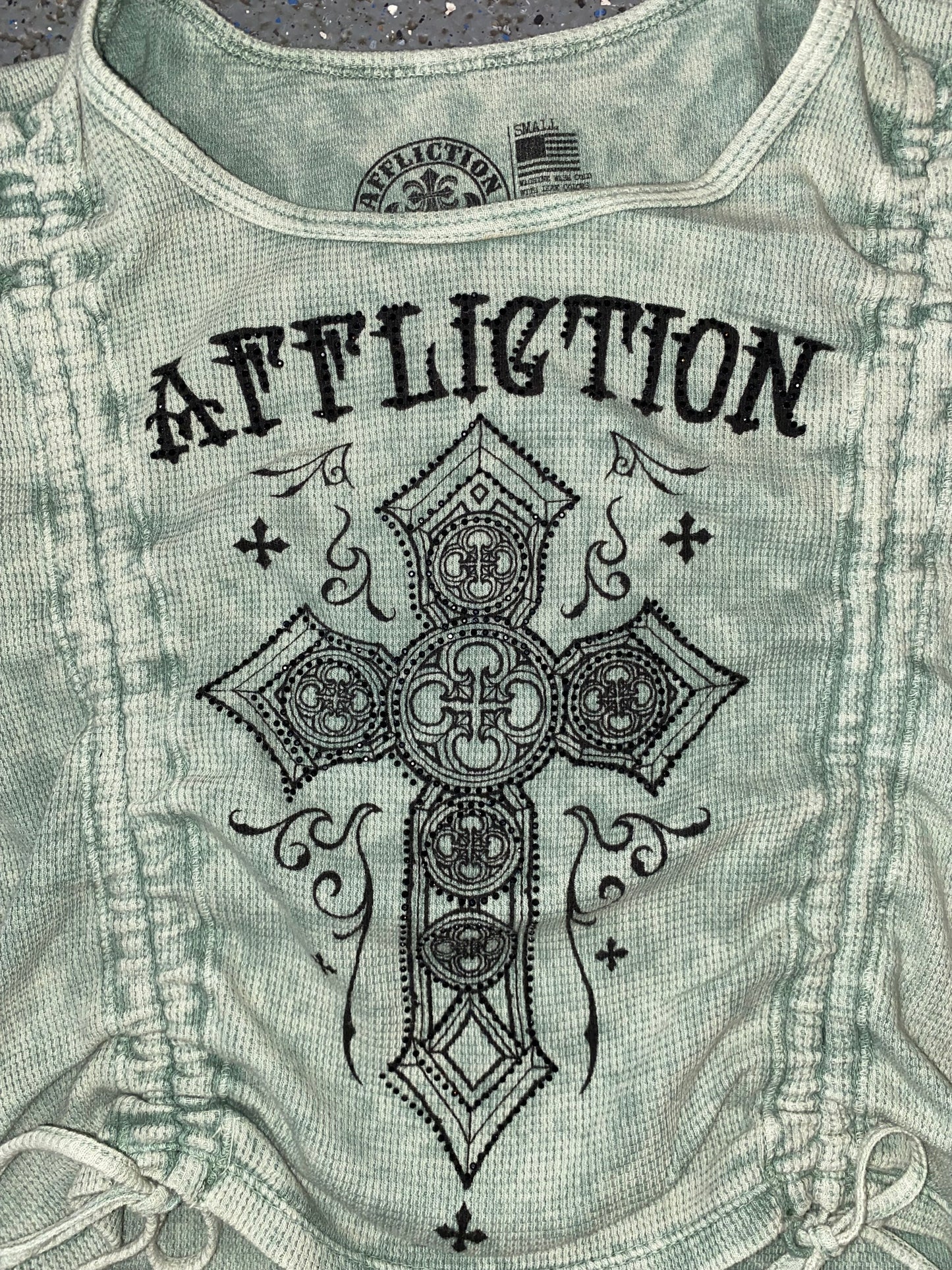 Affliction Marson Rouched Tee