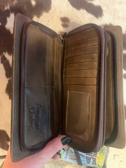 American Darling feather wallet