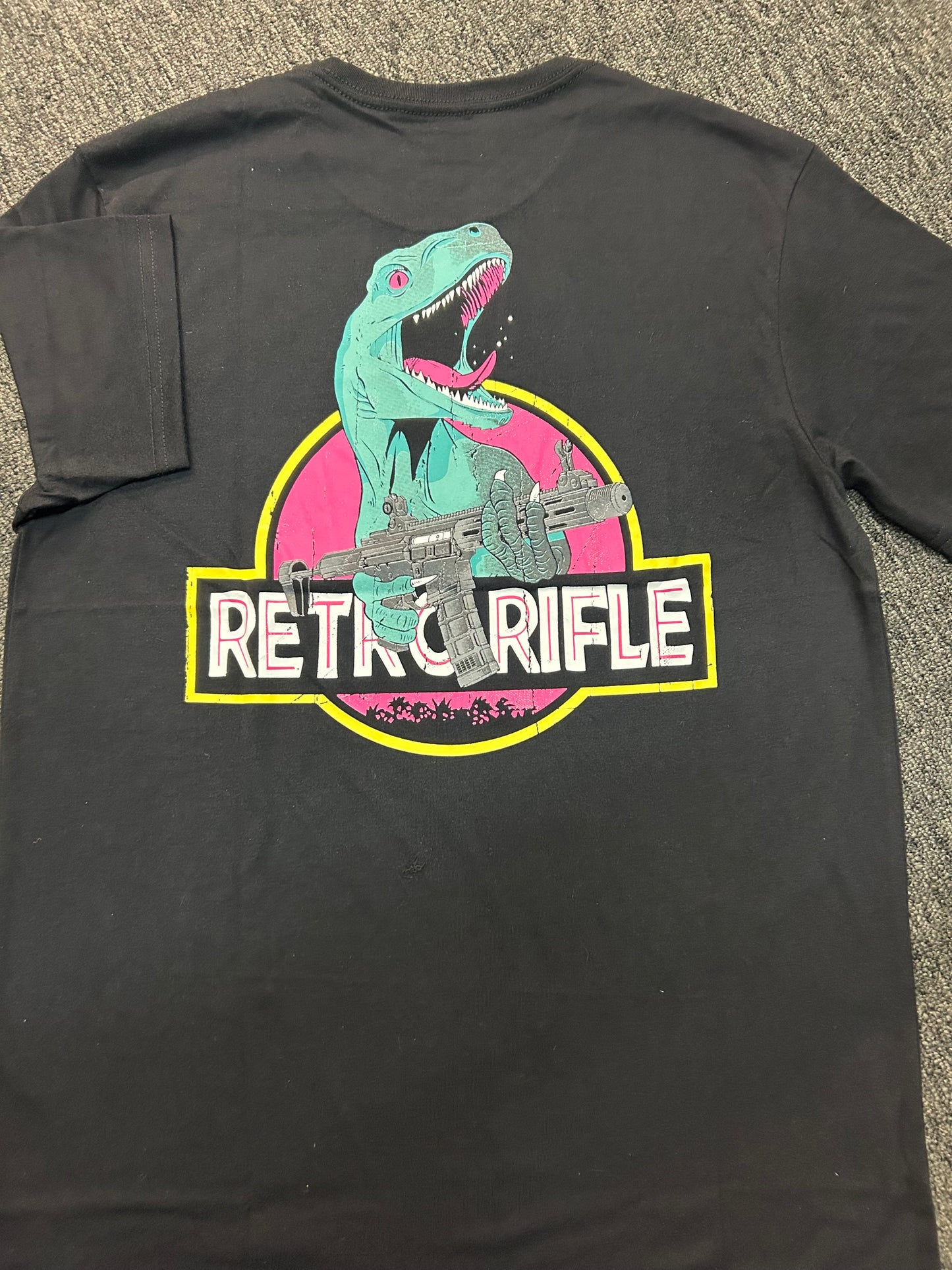 Retro Rifle Dinosaur Tee