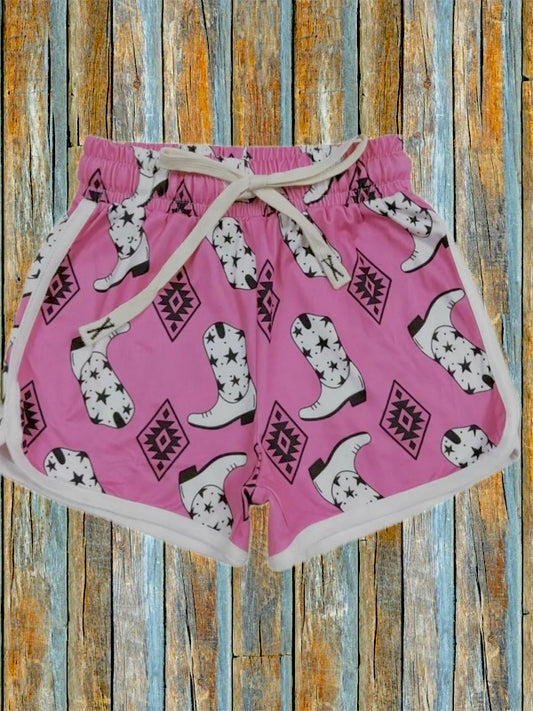 Pink cowgirl shorts