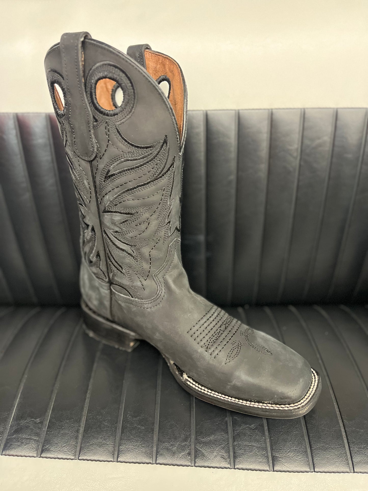 Circle G Matte Black Boot
