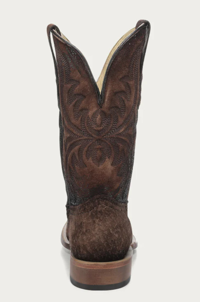 Corral Carpincho Embroidery Wide Square Toe - A4966