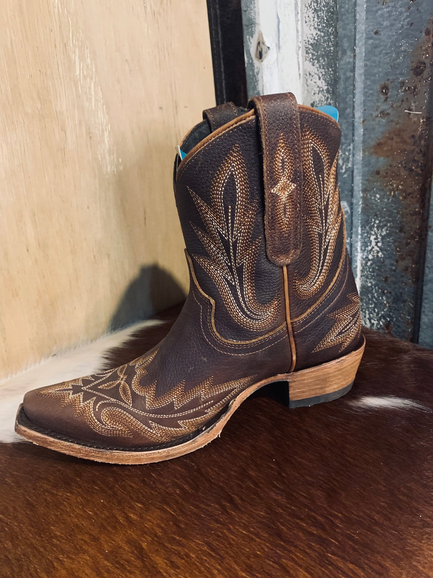 Lane Lexington bootie - cognac