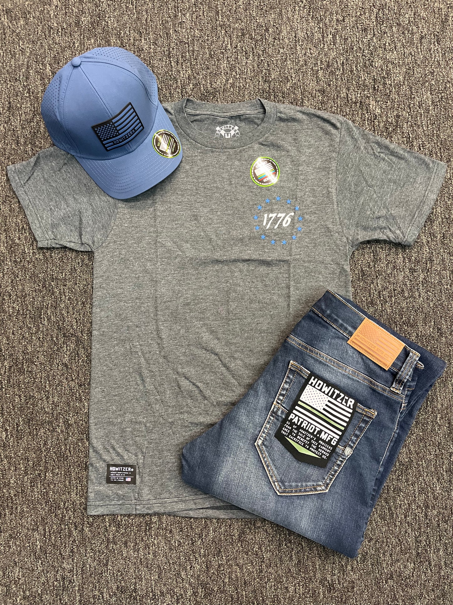 Howitzer Blue Collar Eagle S/S Tee