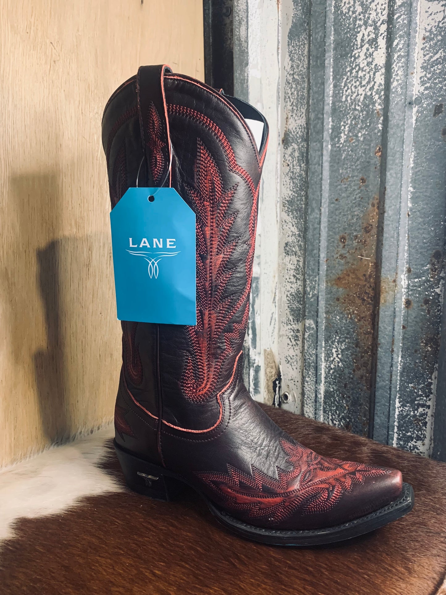 Lane Lexington boot - black cherry